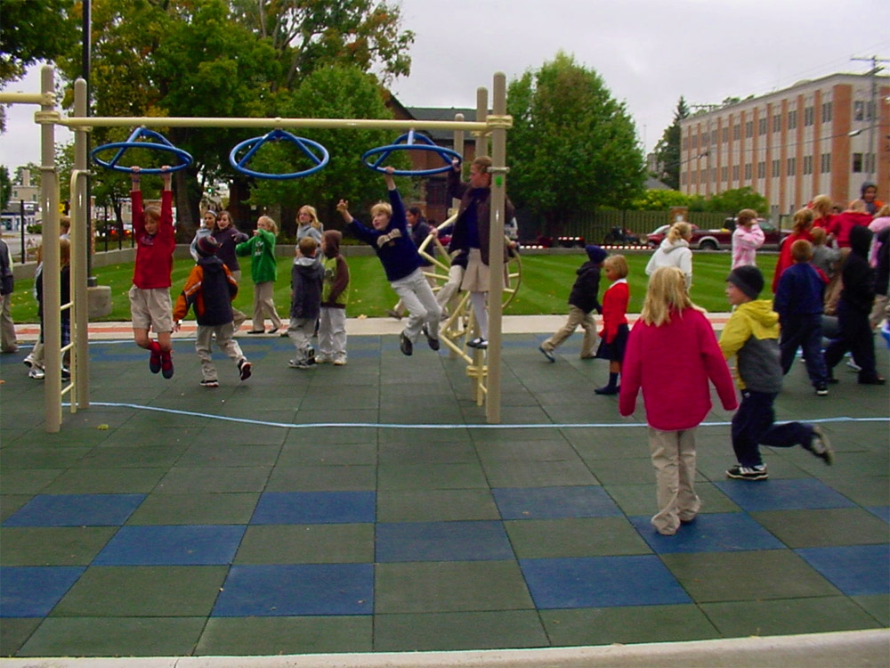 Outdoor Durable Playground Rubber Bricks