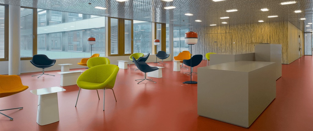Wear-resistant Hospital Grade Rubber Flooring